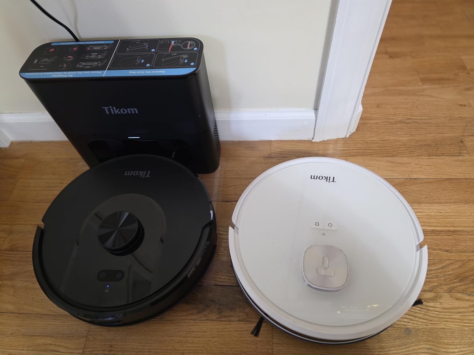 Tikom robot vacuum cleaning pet hair customer photo